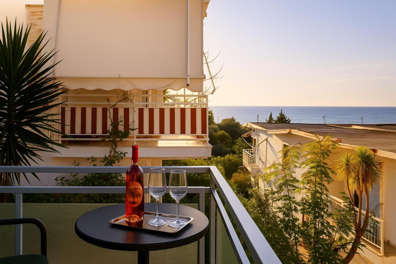 Вілла Avia Seaview Getaway - Konstantina'S Hidden Haven Каламата Екстер'єр фото